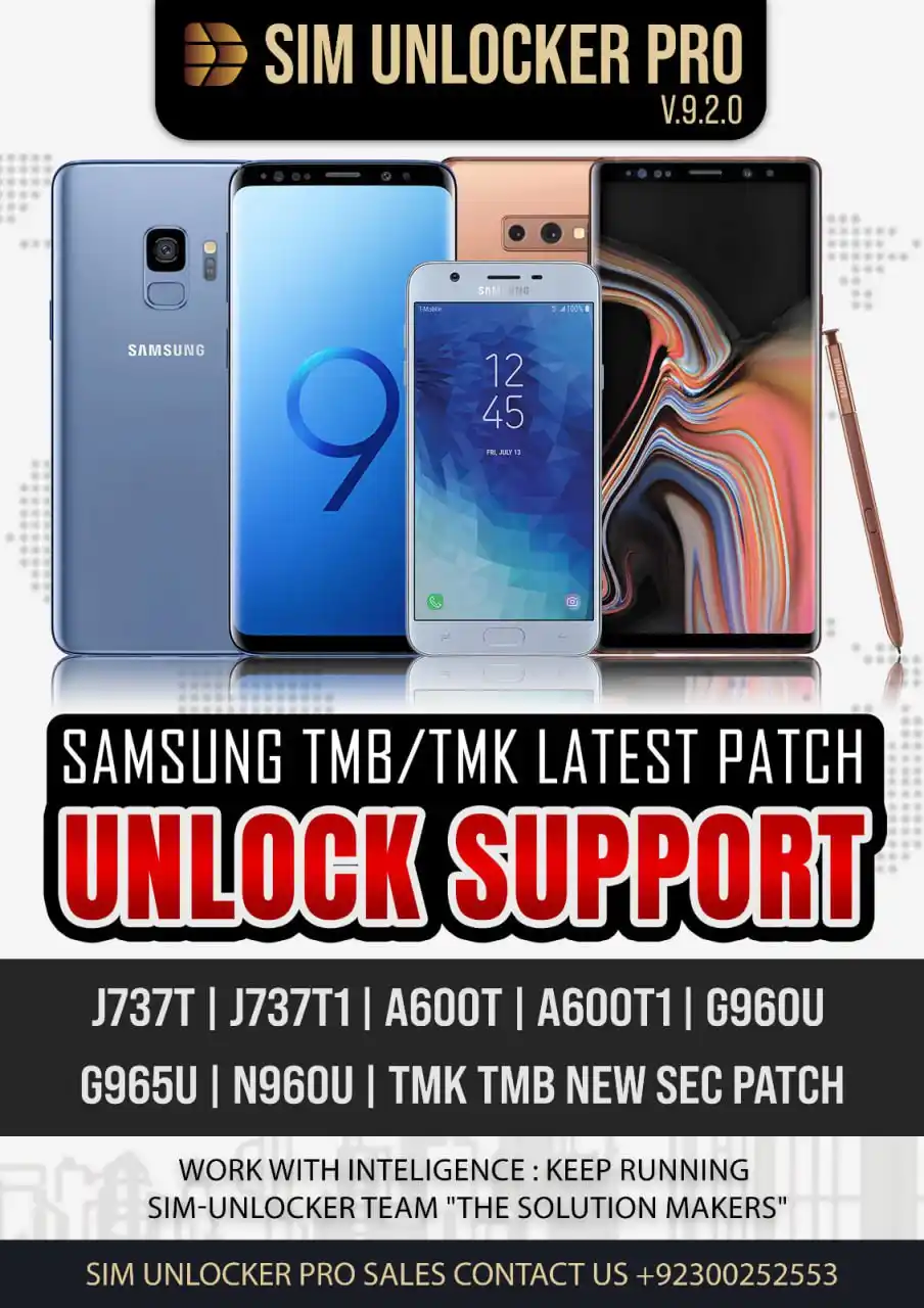 Image from Telmovil Plus News : 💥💥 SIM-UNLOCKER PRO 9.2.0 | Samsung TMB/TMK Unlock Support for Lates...