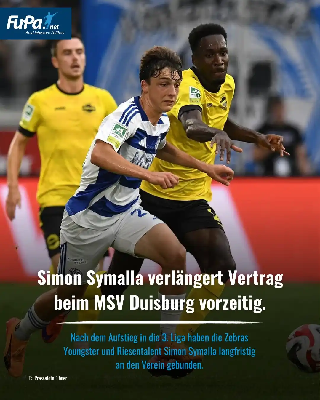 Image from FuPa MSV Duisburg: 💪 *Simon Symalla verlängert beim MSV!* https://tinyurl.com/3sz4xej3...