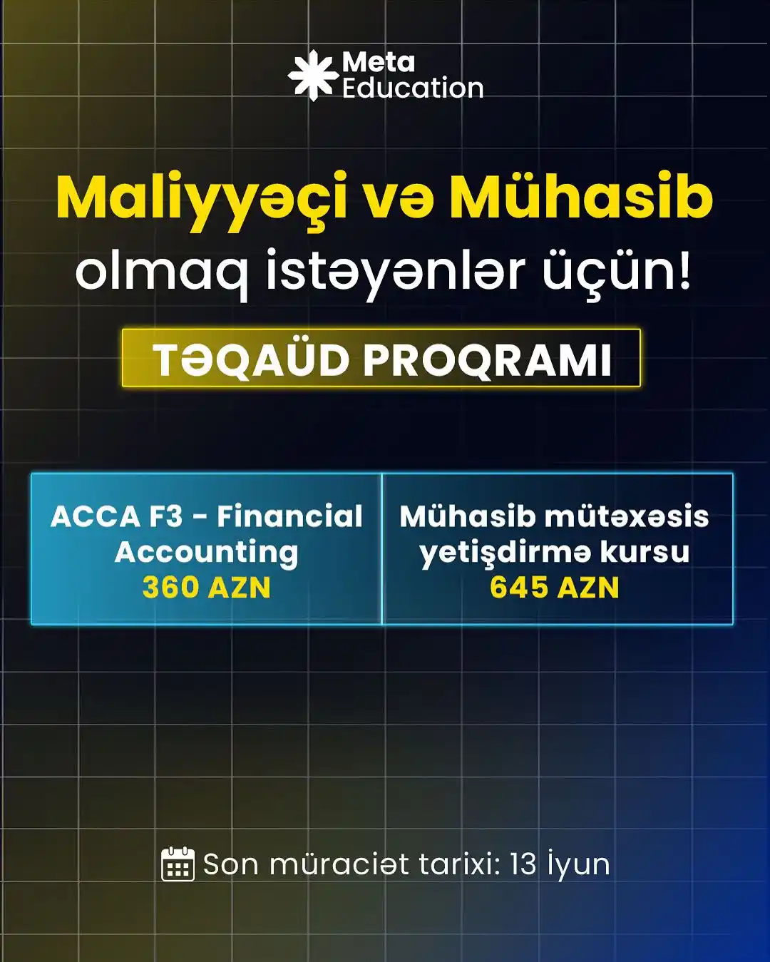 Image from UNEC Tələbə Gənclər Təşkilatı: Təqaüd proqramı - Maliyyəçi və mühasib olmaq istəyənlər üçün Qaliblər...