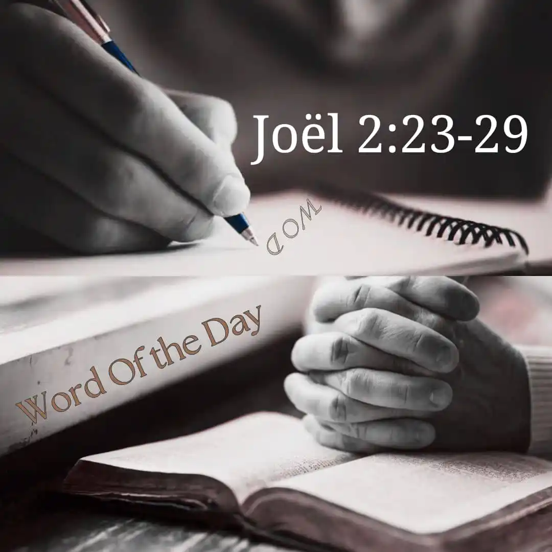 Image from Richard Kaf💧: *Thème : Nouvelle saison avec le Saint-Esprit 💧*
 *Joël 2:23-29📖*
 _...