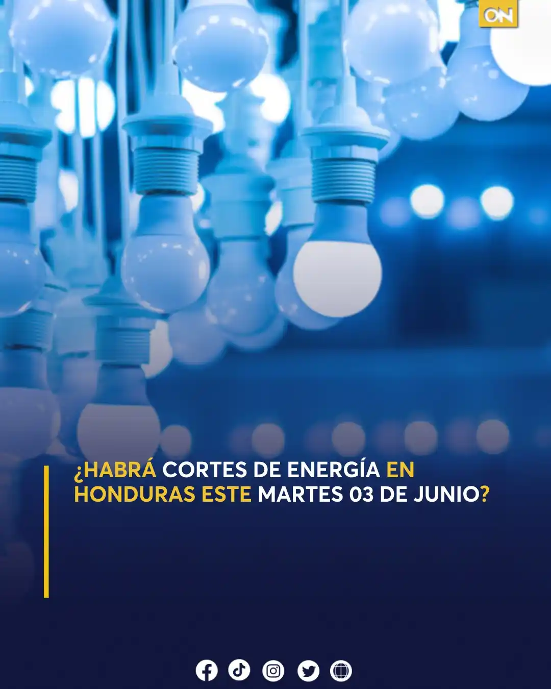 Image from Once Noticias : 🟡💡¡TOMAR NOTA! Conozca las zonas y lugares del país que estarán sin ...