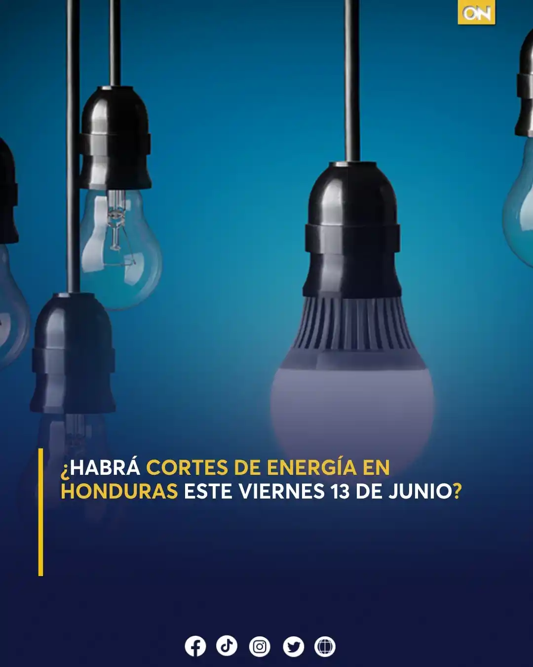 Image from Once Noticias : 🟡💡¡TOMAR NOTA! Conozca las zonas y lugares del país que estarán sin ...