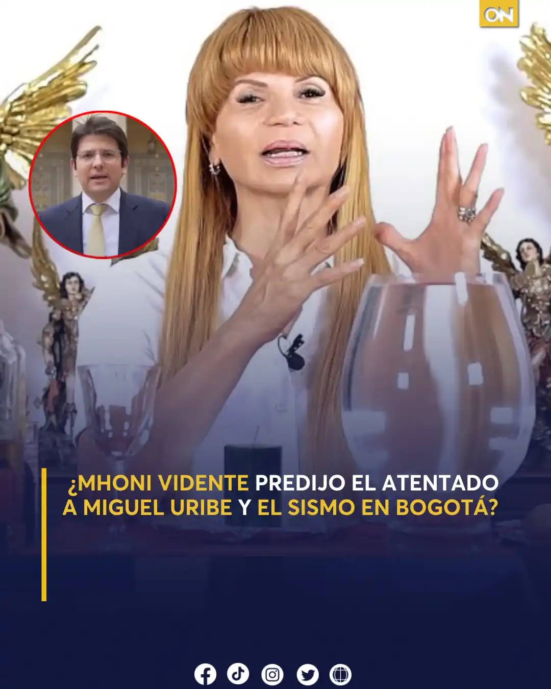 Image from Once Noticias : 🤯🫣| Vidente habría publicado la advertencia hace algunas semanas atr...