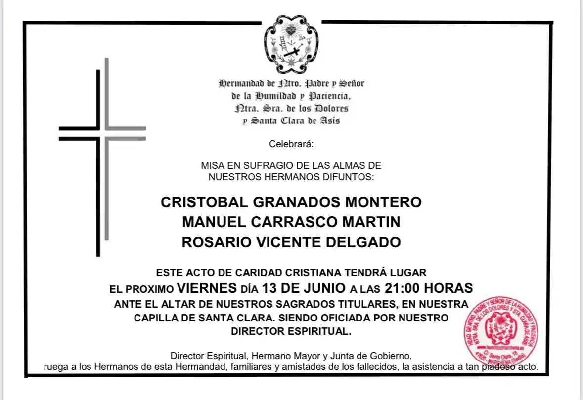 Hermandad de la Humildad - Marchena post