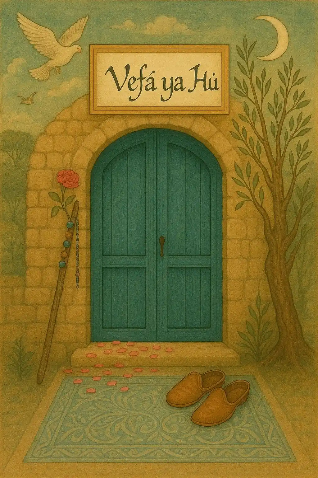 Image from ꧁⦇⧼𝑫𝑨𝑹'𝑼𝑳 ♡ 𝑲𝑬𝑳𝑨𝑴⧽⦈꧂: "Âlemlerin tapusunu gül yanında bulmak, seyri tamam eder." Vefâ Ehli...