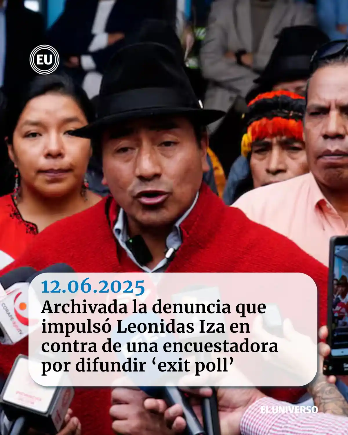 Image from EL UNIVERSO: 🔴 *Atención* 🔴 El excandidato presidencial de Pachakutik (PK), Leon...