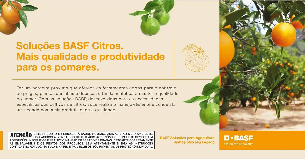 Image from HF Brasil: *BASF na citricultura*🍊: parceria que produz resultados Confira nosso...