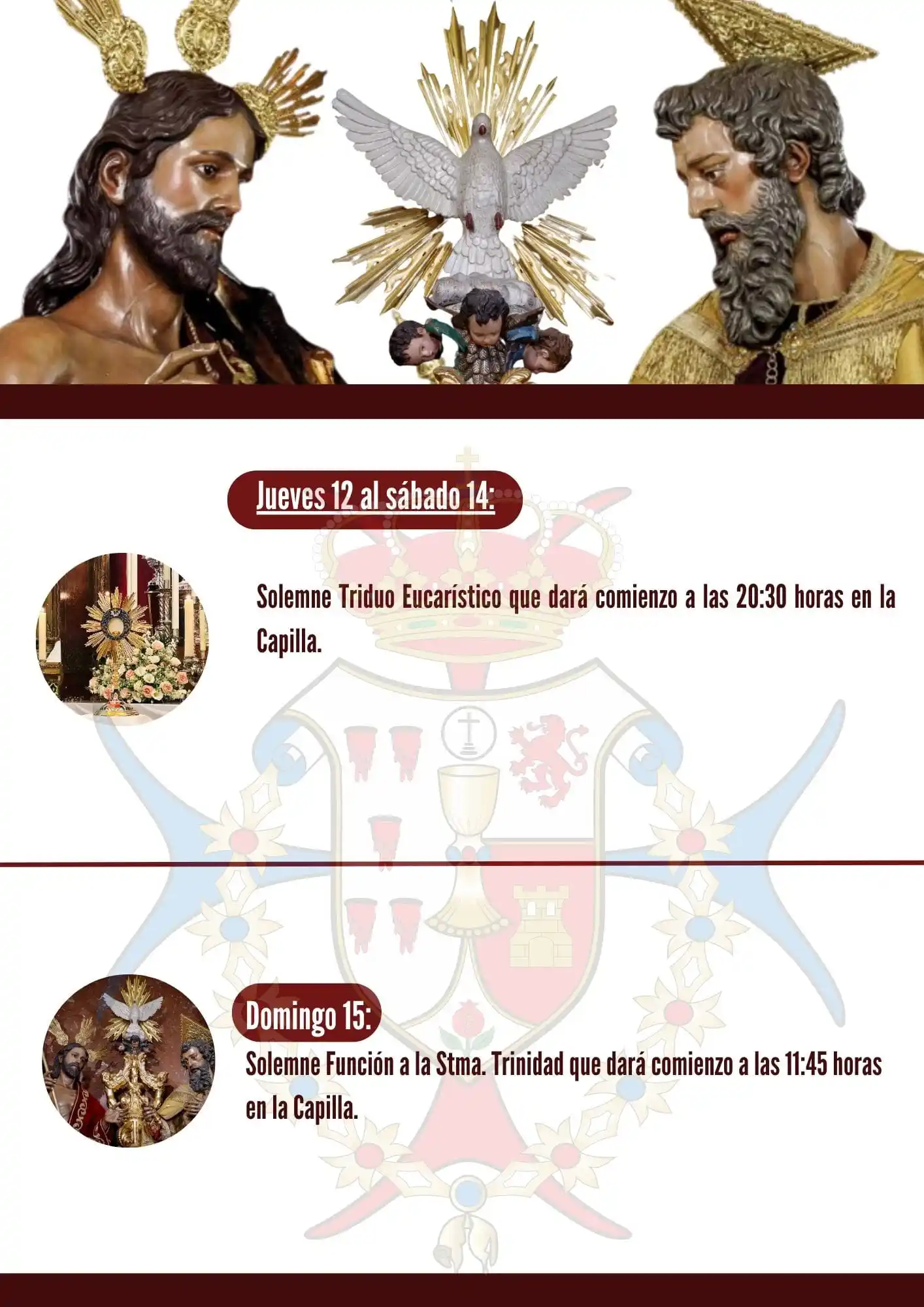 Image from Hermandad de la Trinidad: 🔴🔵 *_<a class="text-blue-500 hover:underline cursor-pointer" href="/...