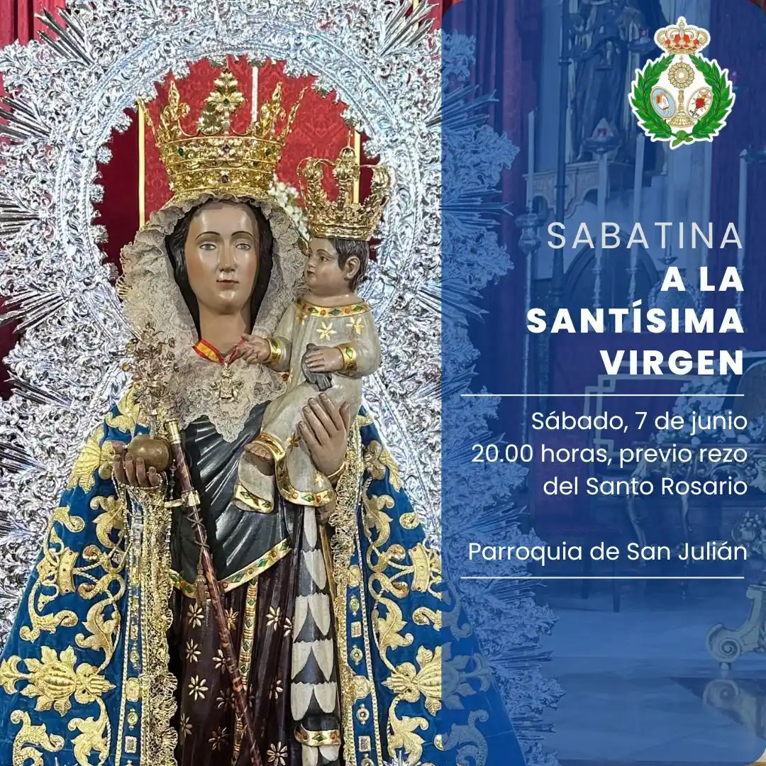 Image from Hermandad de la Hiniesta: 🔵 CULTOS  📆 Mañana, sábado 7 de junio, celebraremos antes de la époc...