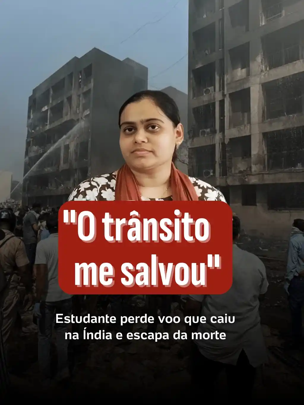 Image from Aviação | Notícias e curiosidades: *Ela perdeu o voo e ganhou uma nova vida* ✈️ 😮 A estudante Bhoomi Ch...