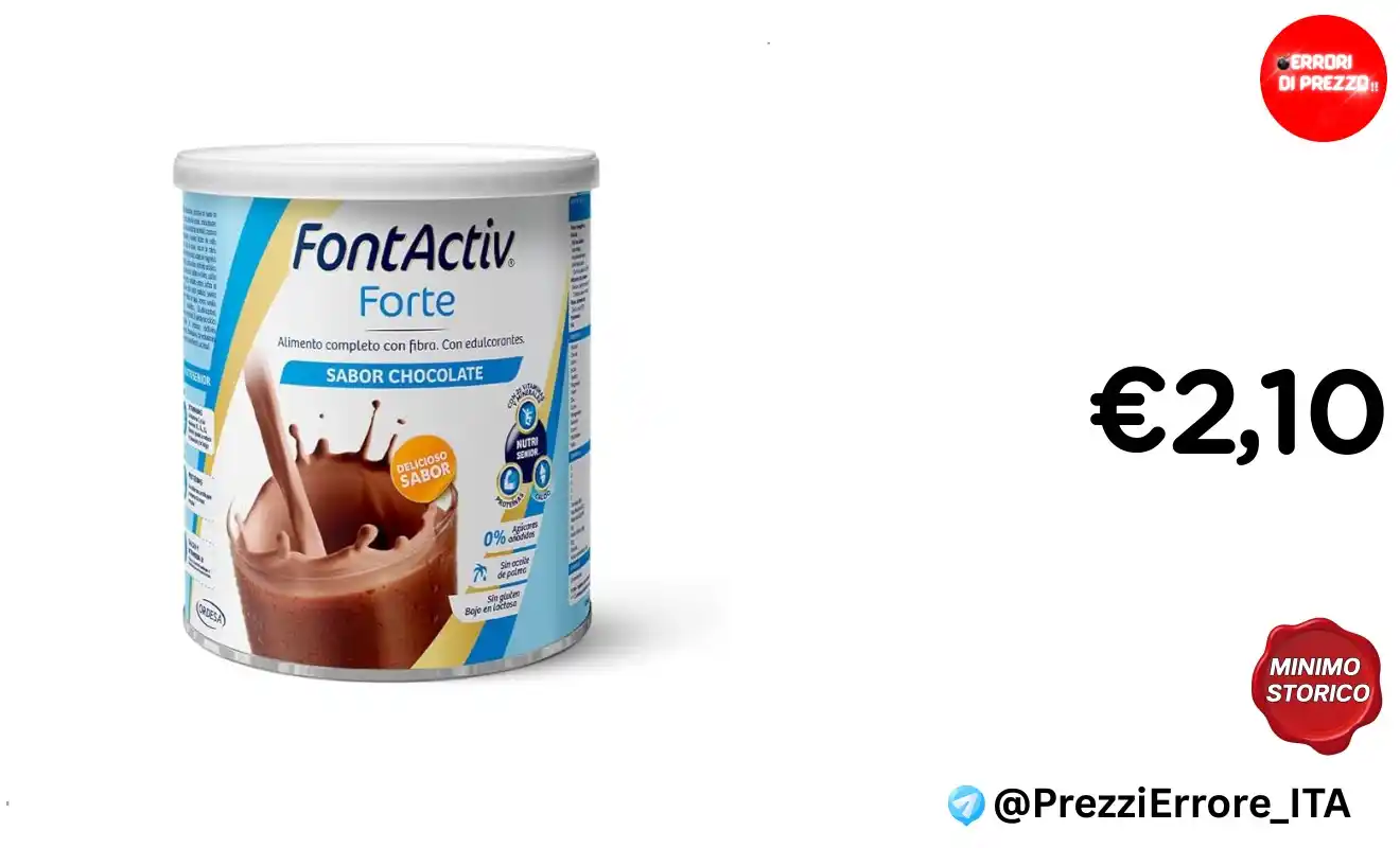 Image from ❌ERRORI DI PREZZO❌: *❌ERRORE O AFFARE?❌ Ordesa Fontactiv Forte Sabor Chocolate - 800gr* ...