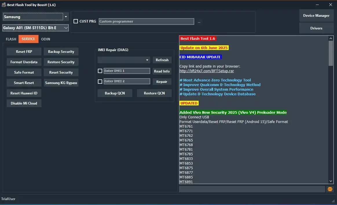 Image from GSM CRACK TEAM 🔥: 💥FREE-Best Flash Tool by BossV V1.6 Latest Version Free Download 2025...