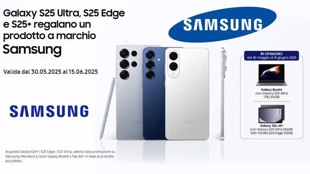 Image from ❌ERRORI DI PREZZO❌: 💻Galaxy Book4 o un 📱Tab A9+in regalo con l’acquisto di un Galaxy S25...