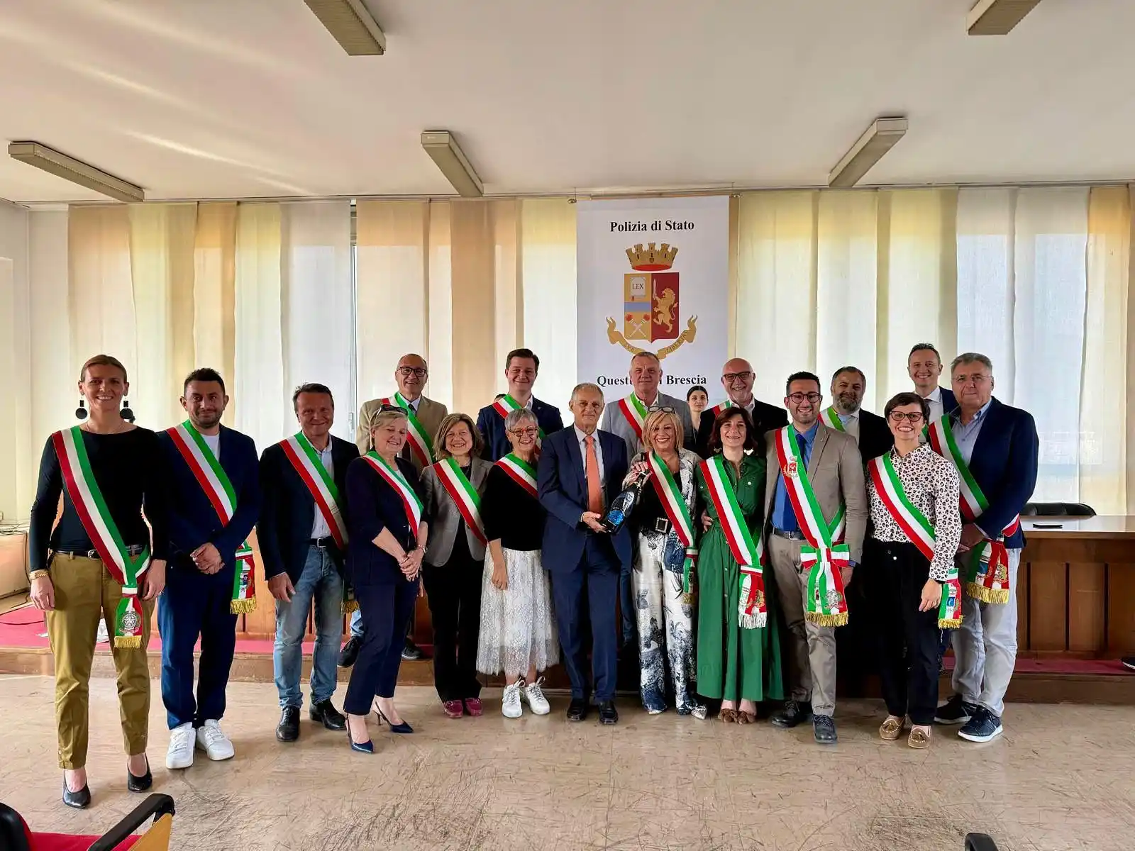 Image from Comune di Borgosatollo: Giovedì la Sindaca, insieme ad altri Sindaci bresciani, ha portato i s...