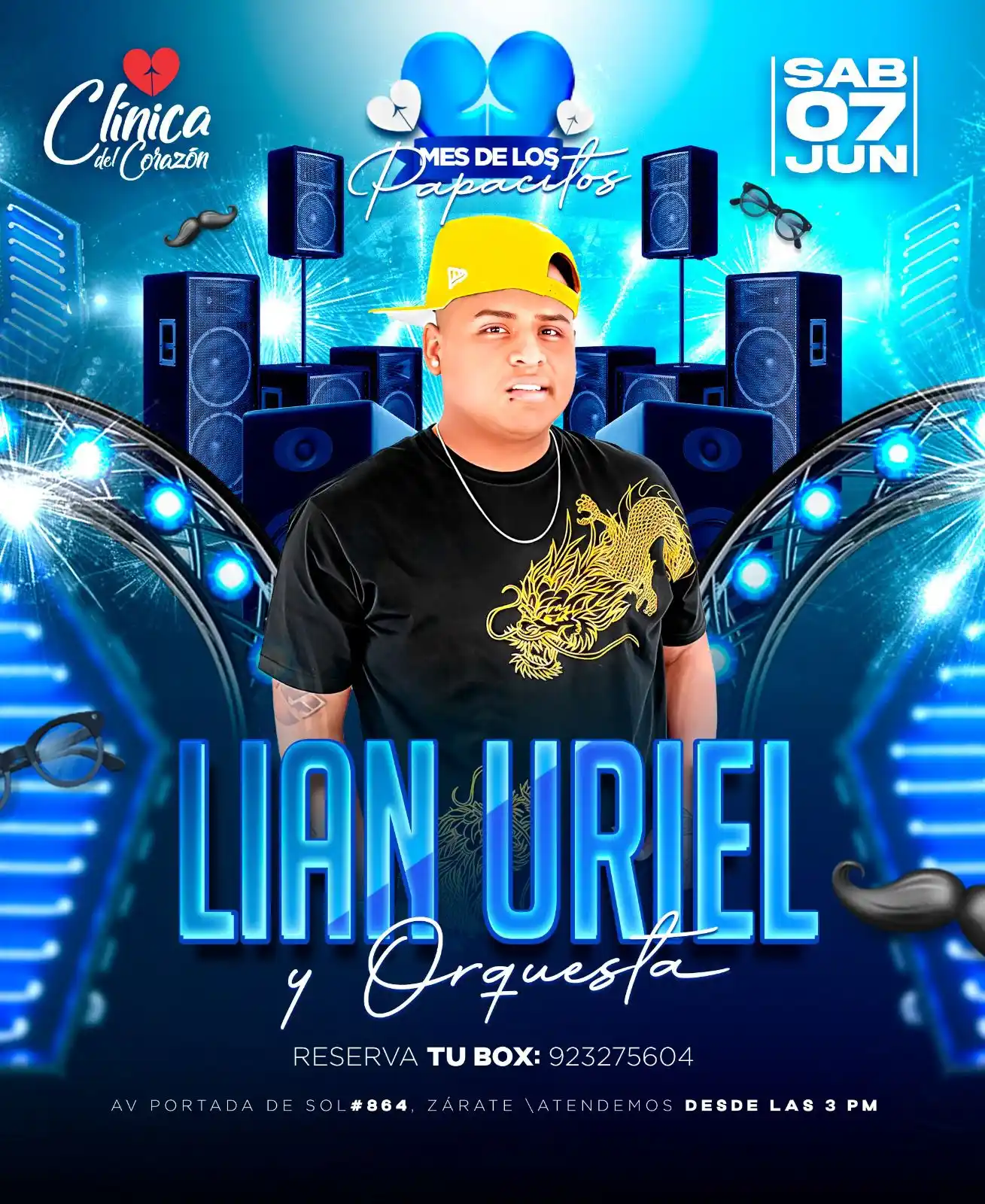 Image from Clínica del Corazón: Hoy Sábado 07 𝙙𝙚 Junio 🥳𝙡𝙡𝙚𝙜𝙖 𝙣𝙪𝙚𝙨𝙩𝙧𝙤 𝙚𝙭𝙘𝙡𝙪𝙨𝙞𝙫o...