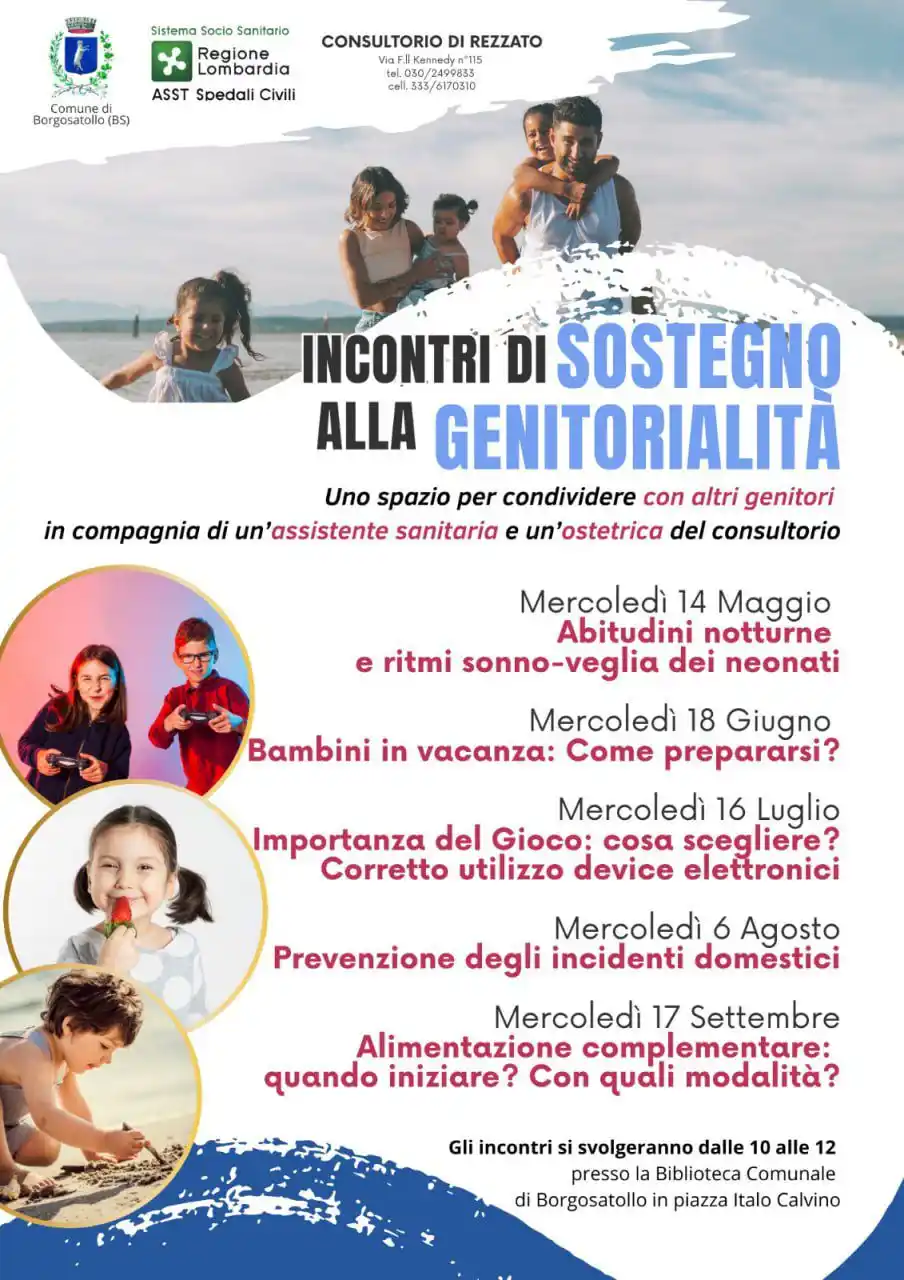 Image from Comune di Borgosatollo: 👨👩👧Incontri per neo-genitori proposti dalle operatrici del consul...