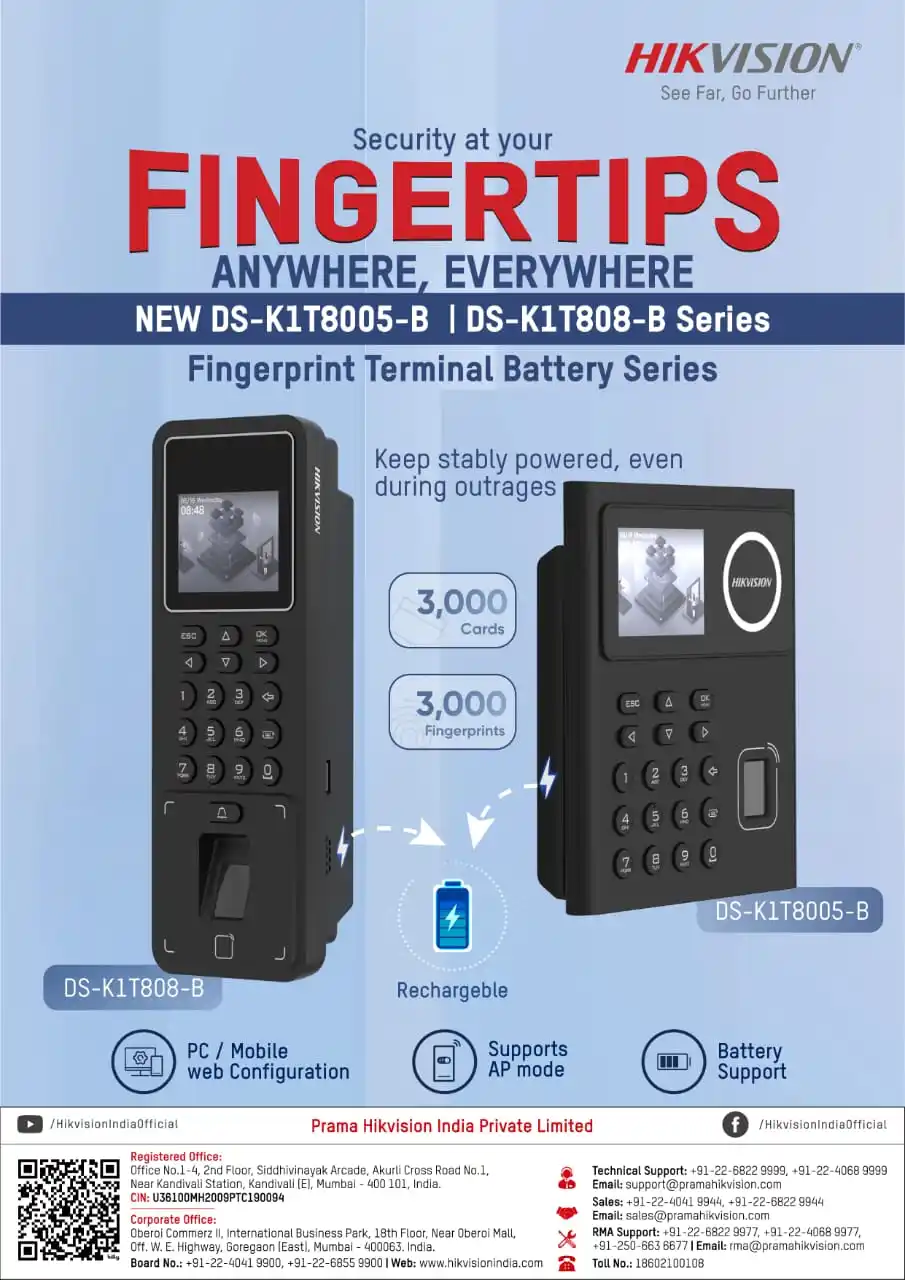 Image from HIKVISION INDIA: *🚀 Introducing HIKVISION's Battery Powered Access Control! 🚀* *🔒 S...