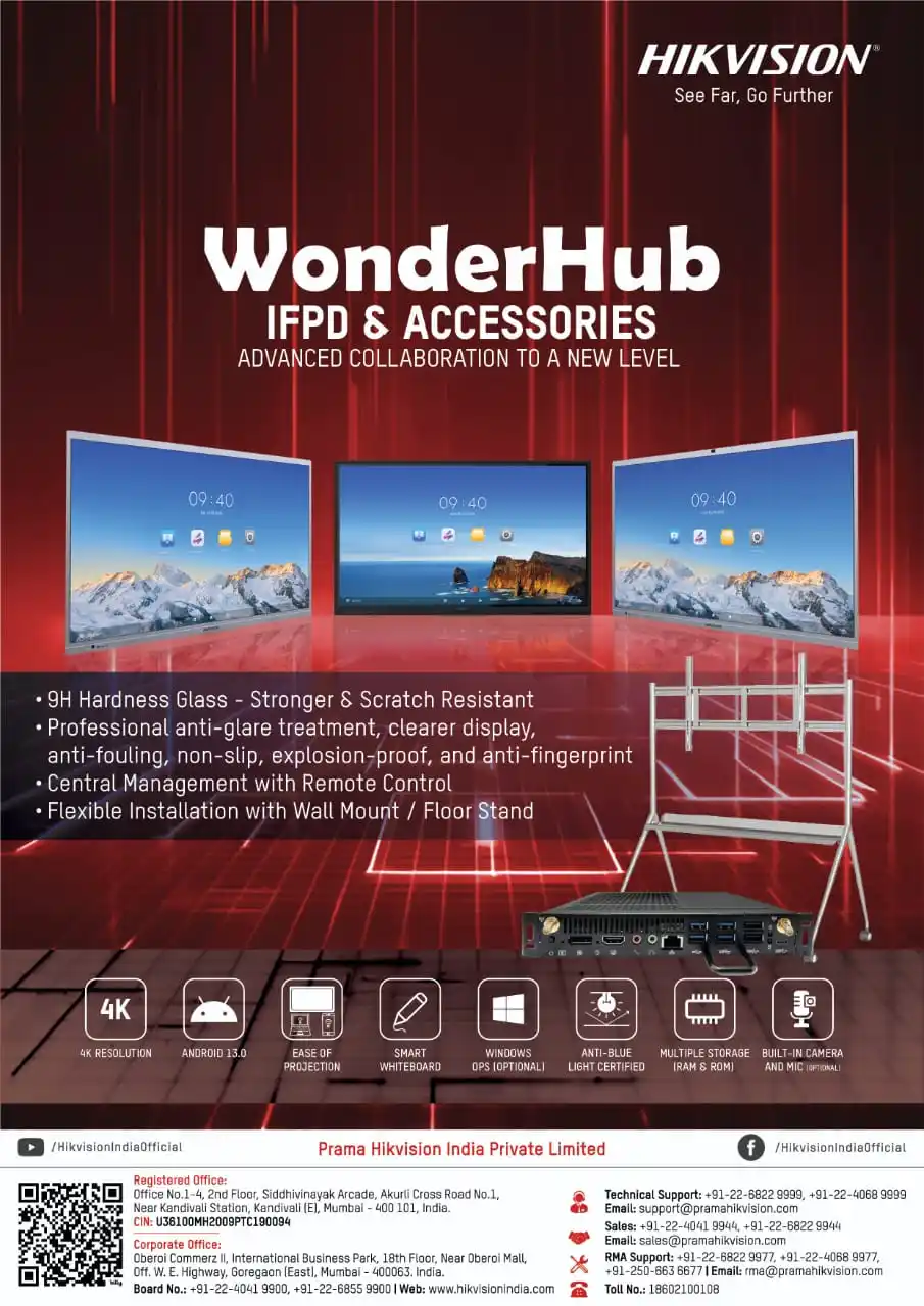 Image from HIKVISION INDIA: *📢 Introducing the WonderHub Series of Interactive Flat Panel Display...