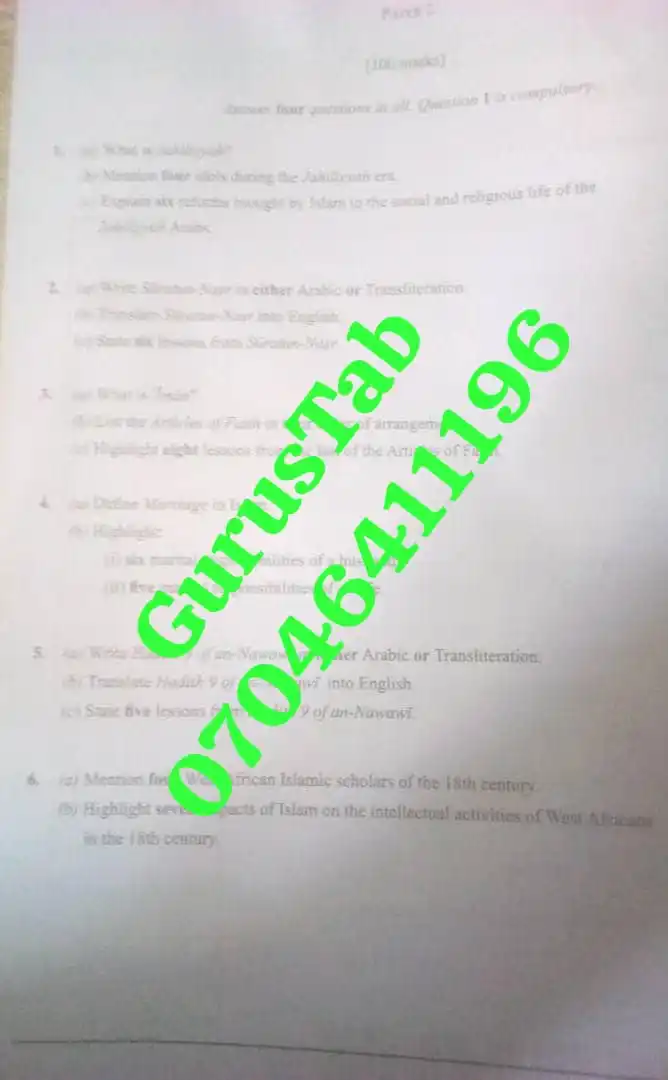 GurusTab Jamb / Waec / Neco / Nabteb / Gce's Update & Entertainment Community post