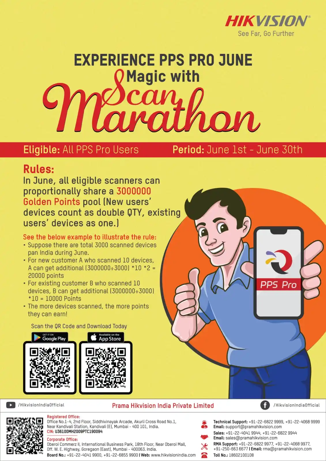 Image from HIKVISION INDIA: *🌟 June Magic with Scan Marathon 🌟* *🔥 Exclusive for ALL PPS PRO U...
