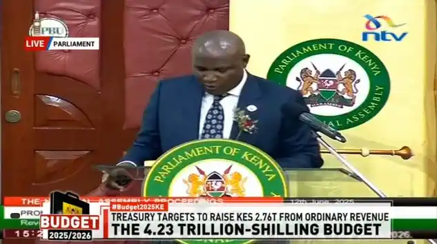 Image from Nation.Africa: Live Blog: D-Day for CS Mbadi as he presents first Ruto-Raila Budget h...