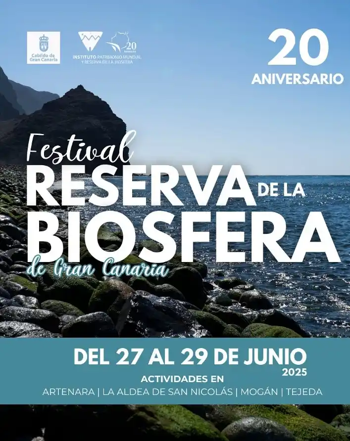 Image from OIAC Información: ✨ ¡Llega el Festival 20 Aniversario de la Reserva de la Biosfera de Gr...