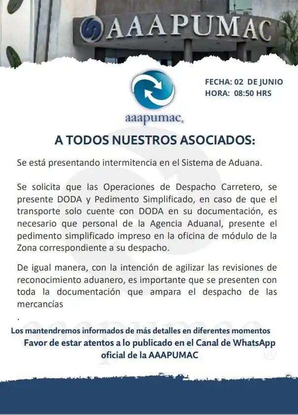 Festivos Días Inhábiles, contingencia, Repadi Aduanas México con José Castañón post