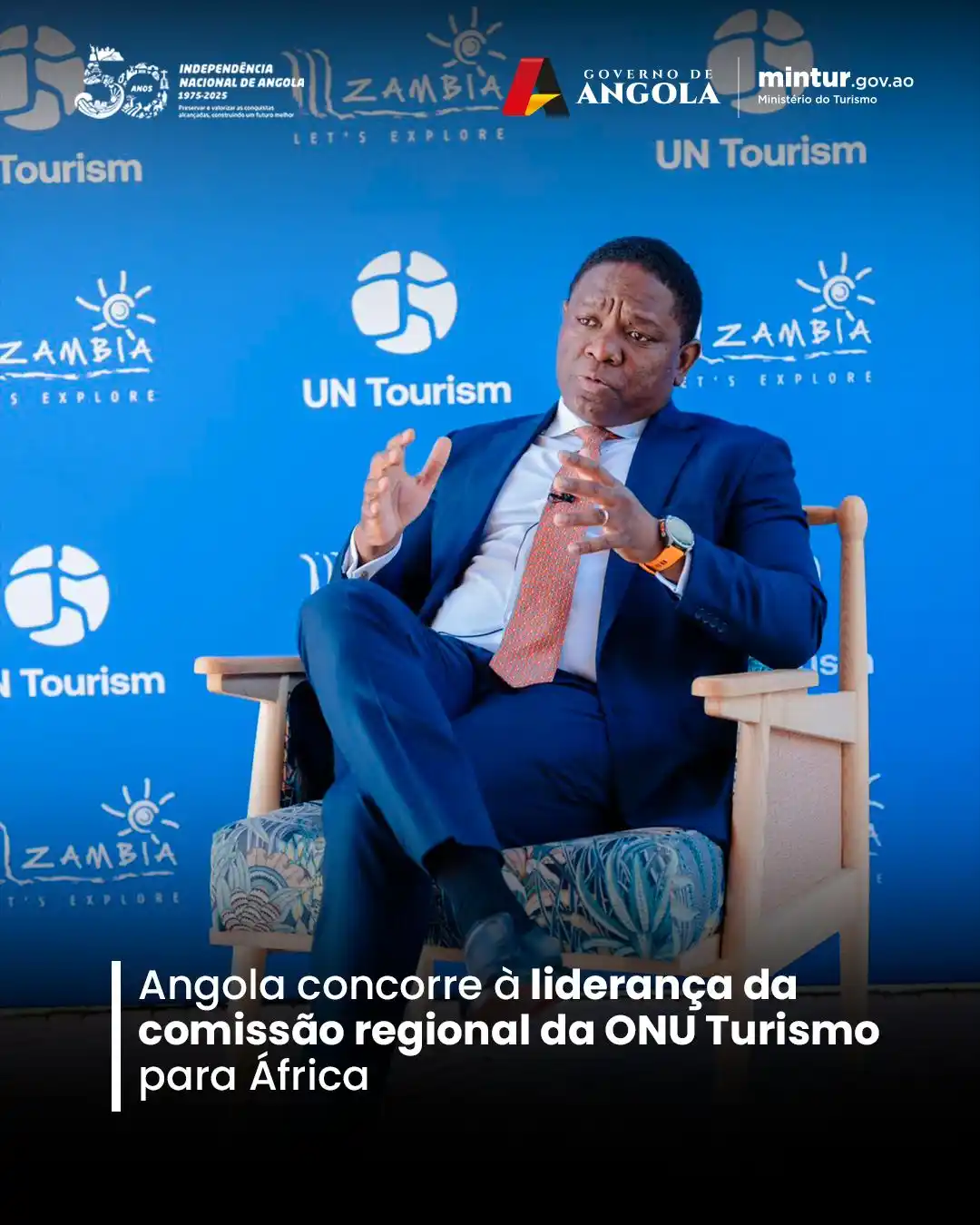 Image from Ministério do Turismo 🇦🇴: MINISTÉRIO DO TURISMO NOTA DE IMPRENSA *ANGOLA CONCORRE À LIDERANÇA D...