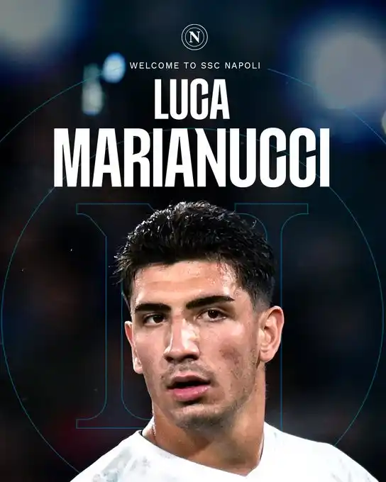 Image from SOCCER WORLD News HQ: OFFICIAL: Napoli have signed defender Luca Marianucci from Empoli for ...