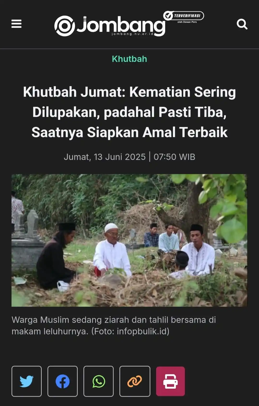 Image from NU Online Jombang: _Pembaca setia NU Online Jombang. Ini rekomendasi dari NUmin bagi yang...