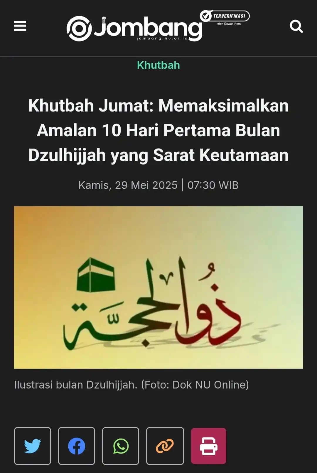 NU Online Jombang post