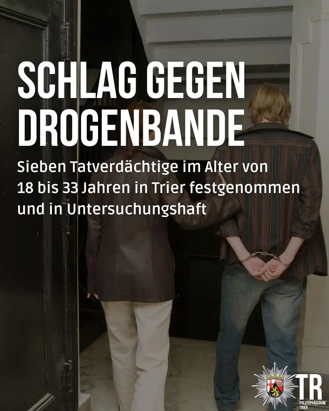 Image from Polizeipräsidium Trier: 🟢 Starker Ermittlungserfolg für die Kripo Trier 🔗 Insgesamt 7 Tatve...