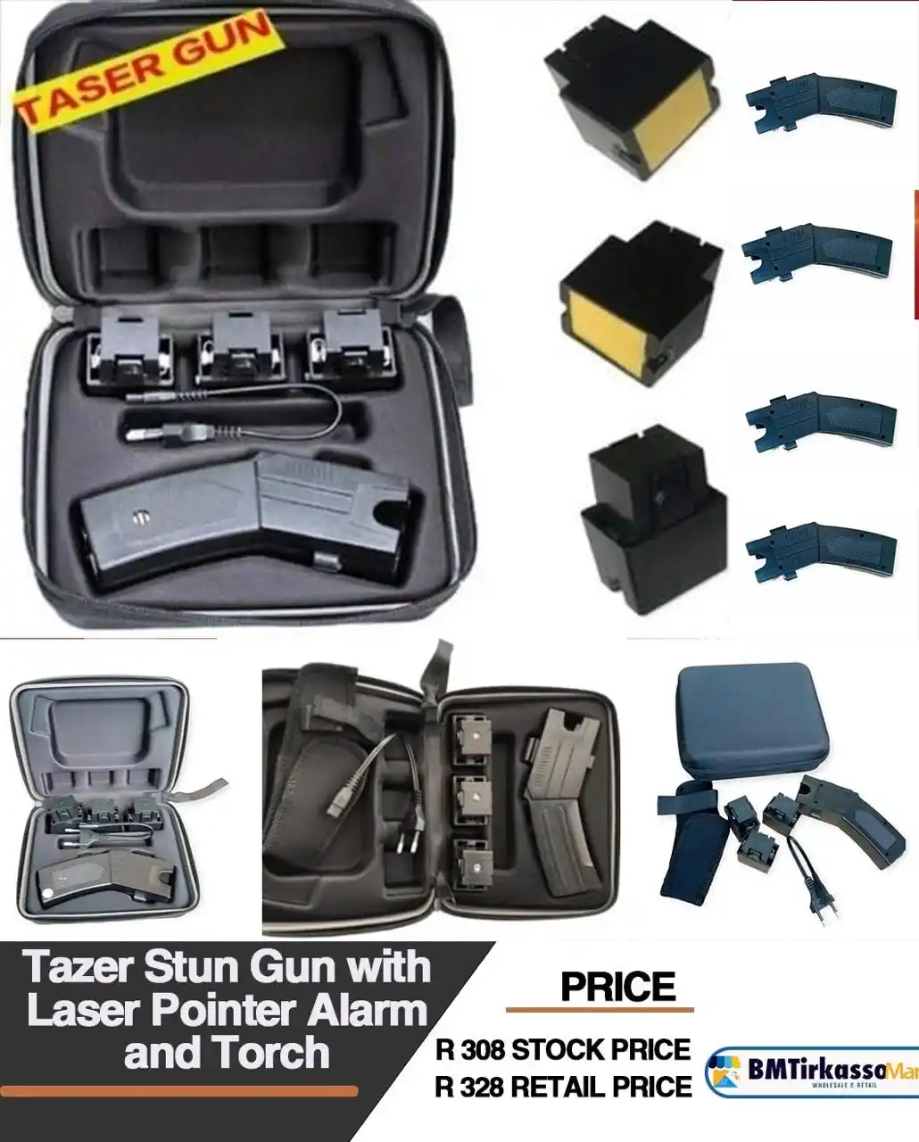 Image from BMTirkasso Mart 🛒: *Tazer Stun Gun With Laser Pointer Alarm And Torch*...