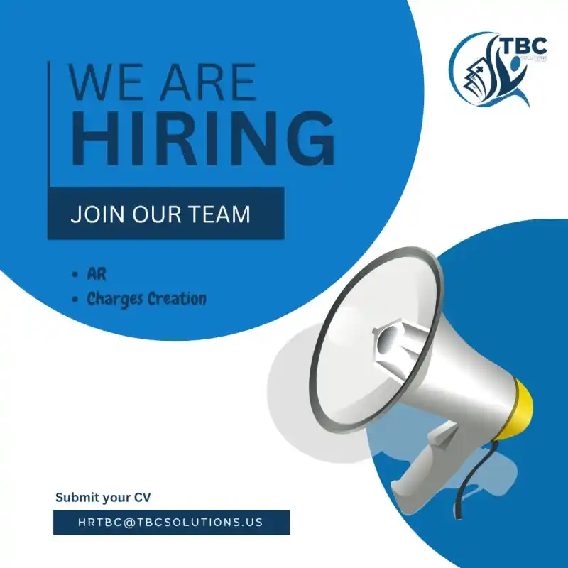 Image from Employmentor - Awais: TBC Solutions (Pvt) Ltd. is hiring 🔹AR (Accounts Receivable) 🔹Charg...