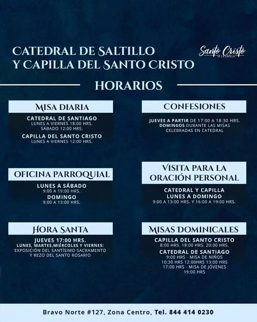 Santo Cristo Saltillo post