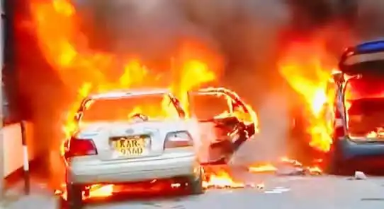 Image from The Paragons Of Grit #KJ 👑: The number plates on the burned vehicles have been verified and found ...