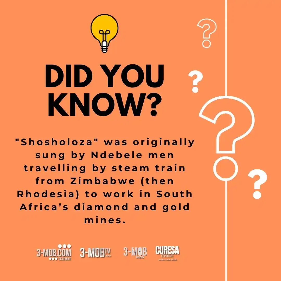 Image from 3-mob.com: The origin of the 'Shosholoza' song might surprise a few <a class="tex...