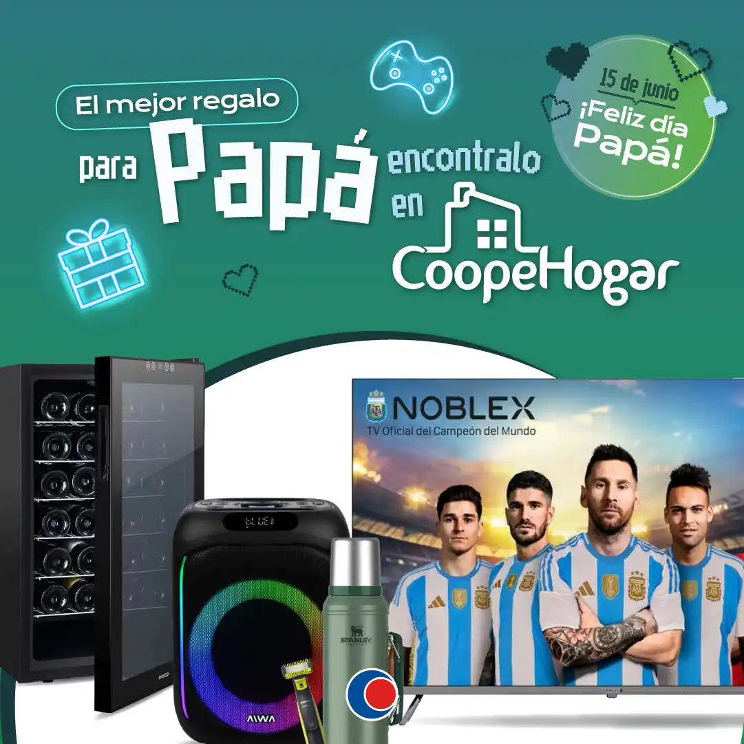 Image from Cooperativa Obrera 🇦🇷: 😍 ¡Todavía estás a tiempo! 🙎🏻♂️ Elegí el regalo de papá entre tod...
