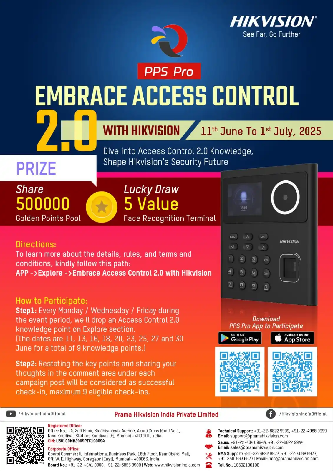 Image from HIKVISION INDIA: *🎯 Unlock the Future of Access Control with Hikvision! 🎯* 📅 Event ...