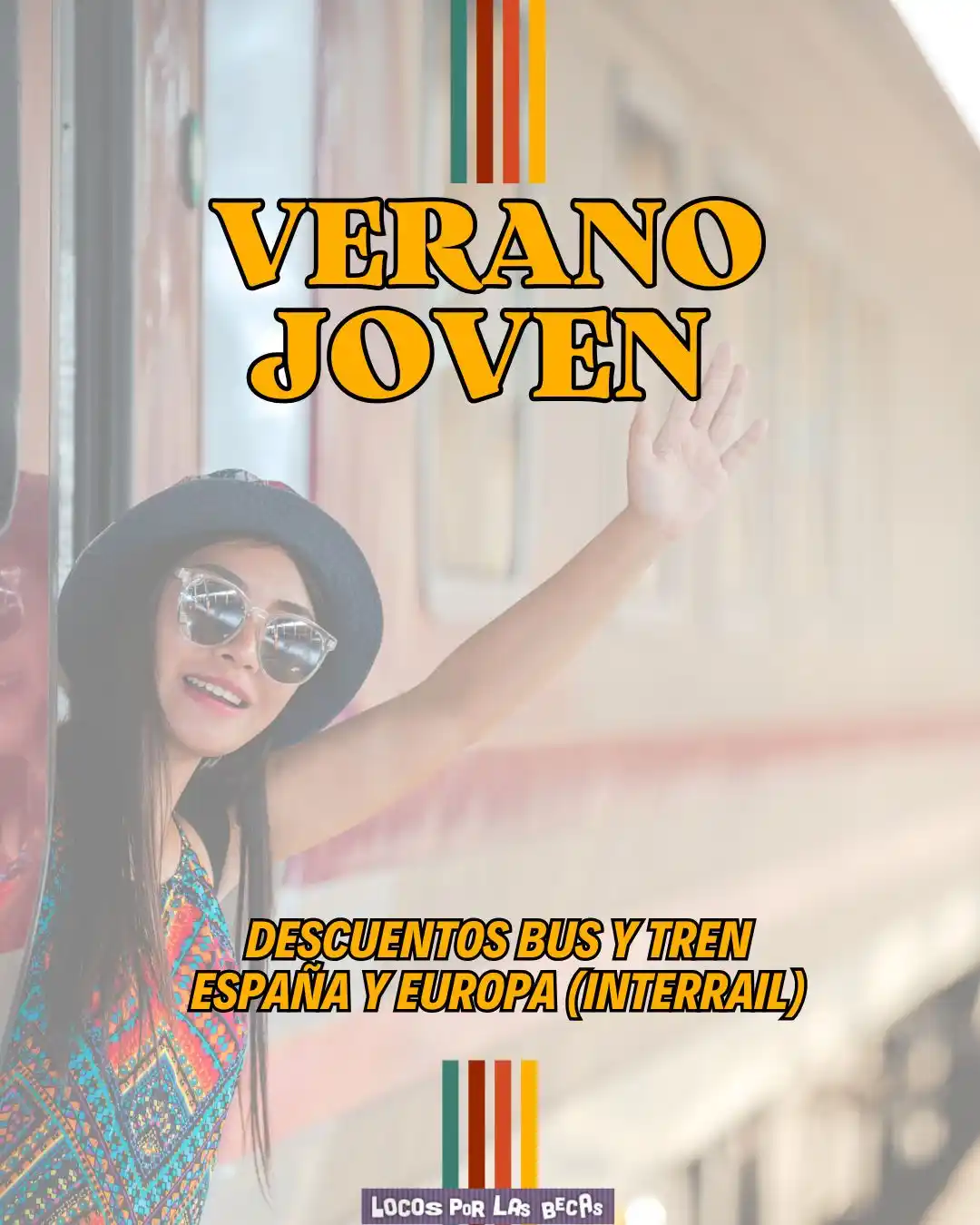Image from Locos por las Becas: 🚆Vuelve Verano Joven: descuentos del Mº de Transportes para viajar es...