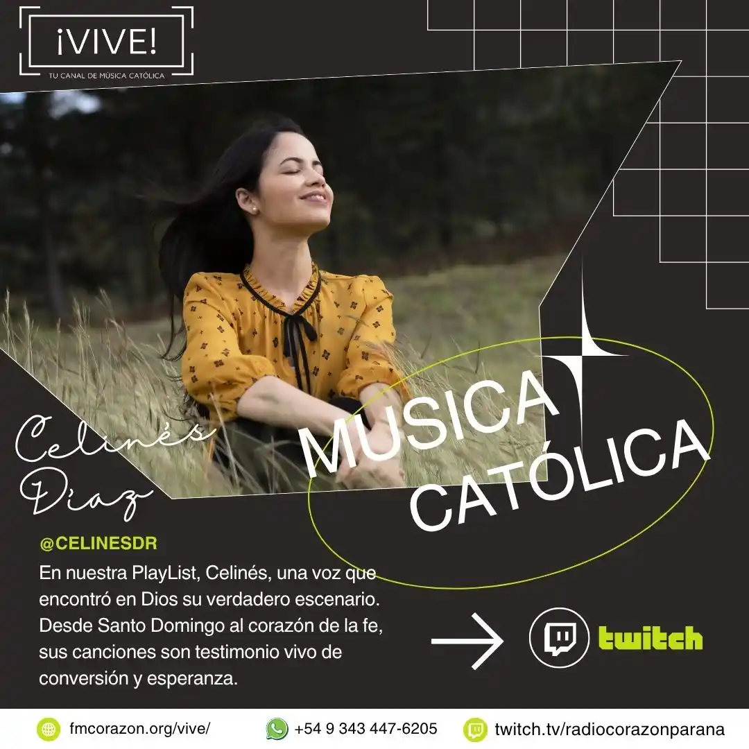 Image from Radio Corazon Parana: ¿Ya conocés nuestra señal hermana ¡Vive! en Twitch? Disfrutá de los m...