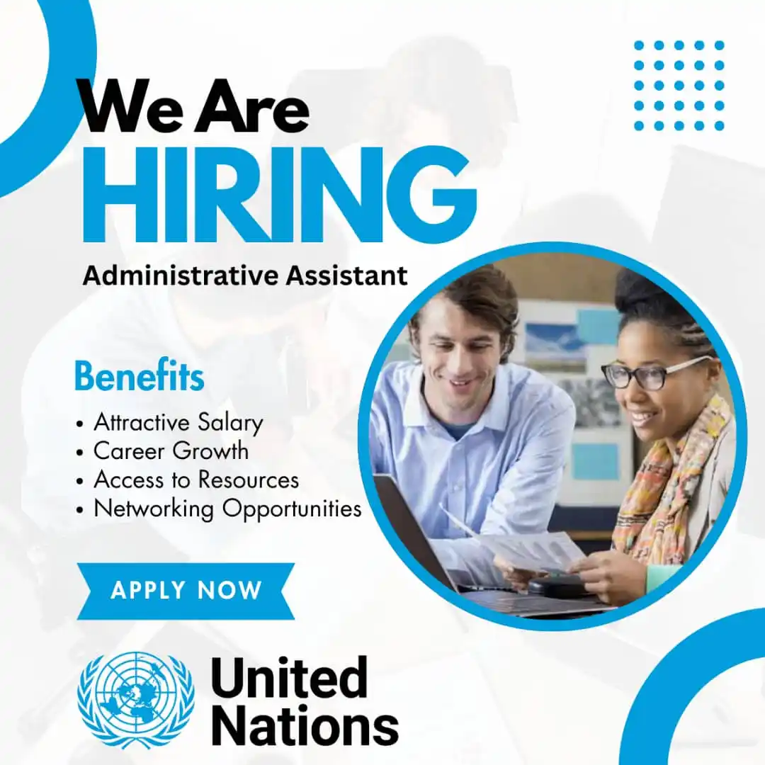 Image from UN Jobs & NGO Jobs: ๐๐๐ฆ๐ข๐ง๐ข๐ฌ๐ญ๐ซ๐๐ญ๐ข๐ฏ๐ ๐๐ฌ๐ฌ๐ข๐ฌ๐ญ๐๐ง๐ญ ๐๐จ๐ฌ๐ข๐ญ๐ข๐จ๐ง ๐๐ญ ...