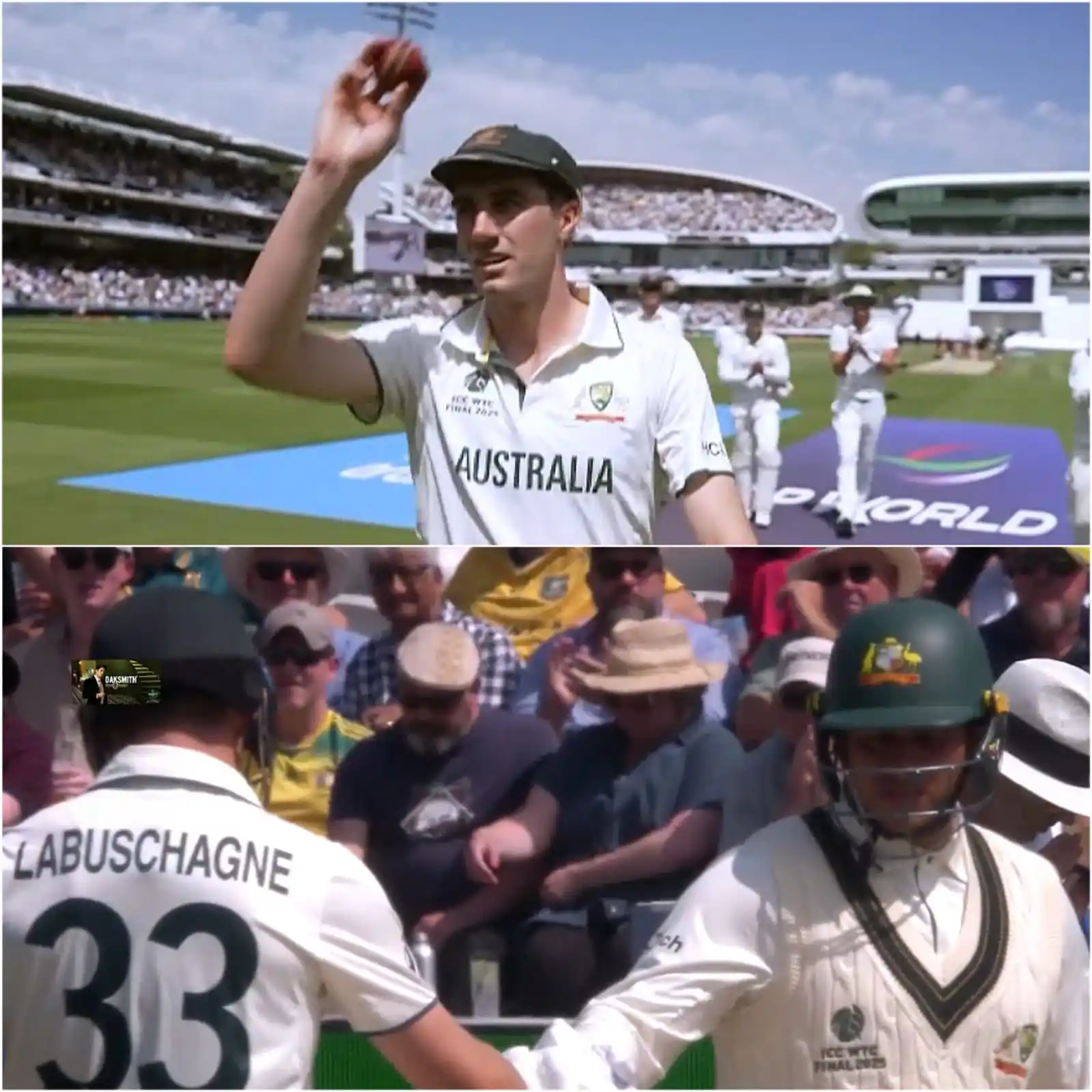 Image from Star Sports India: *Advantage Australia!* 💛 After skipper Pat Cummins' remarkable 6/28,...