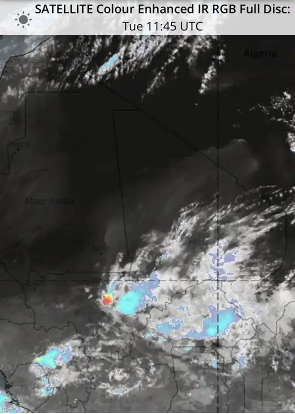 Image from MALI-METEO: 🚨 ALERTE MÉTÉO 10 juin 2025 ⛈️ Des orages accompagnés de pluies sont...