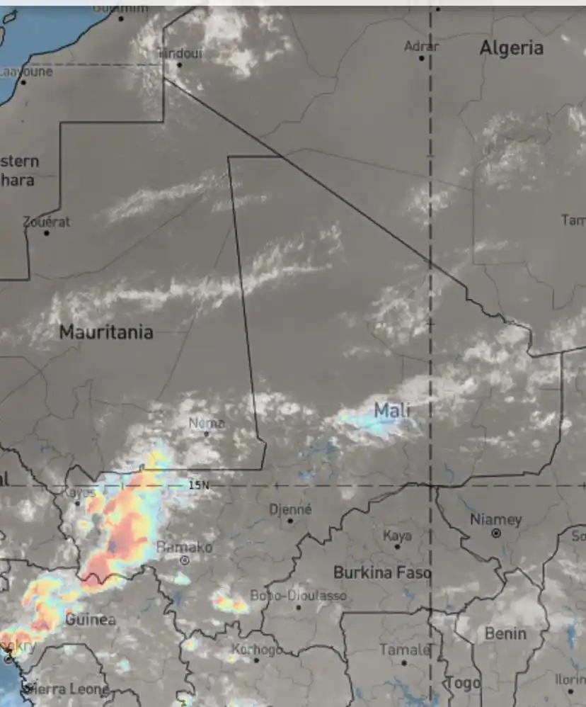 Image from MALI-METEO: 🚨 ALERTE METEO | 30 mai 2025 ⛈️ Comme précédemment annoncé dans nos ...