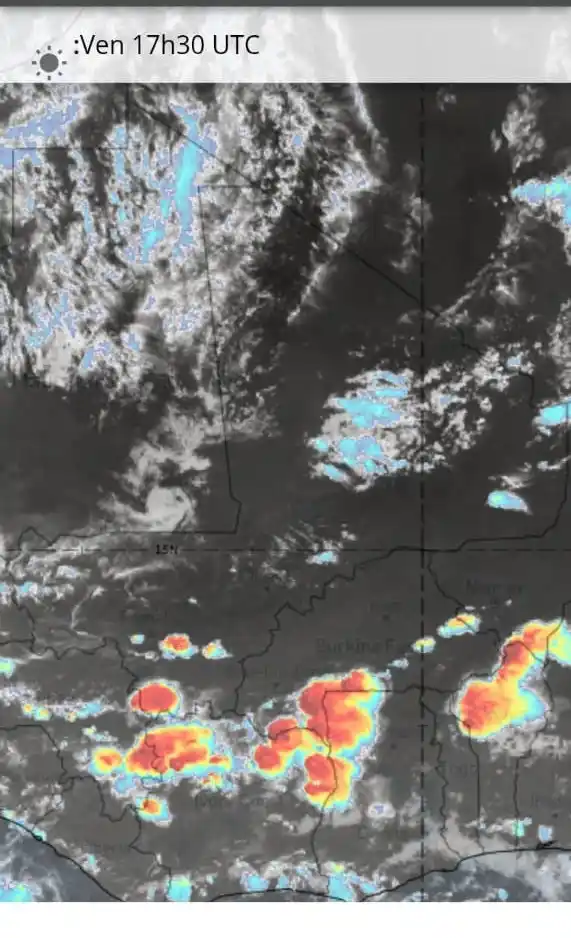 Image from MALI-METEO: 🚨 Alerte météo du 13 juin 2025 ⛈️ Des manifestations orageuses accom...
