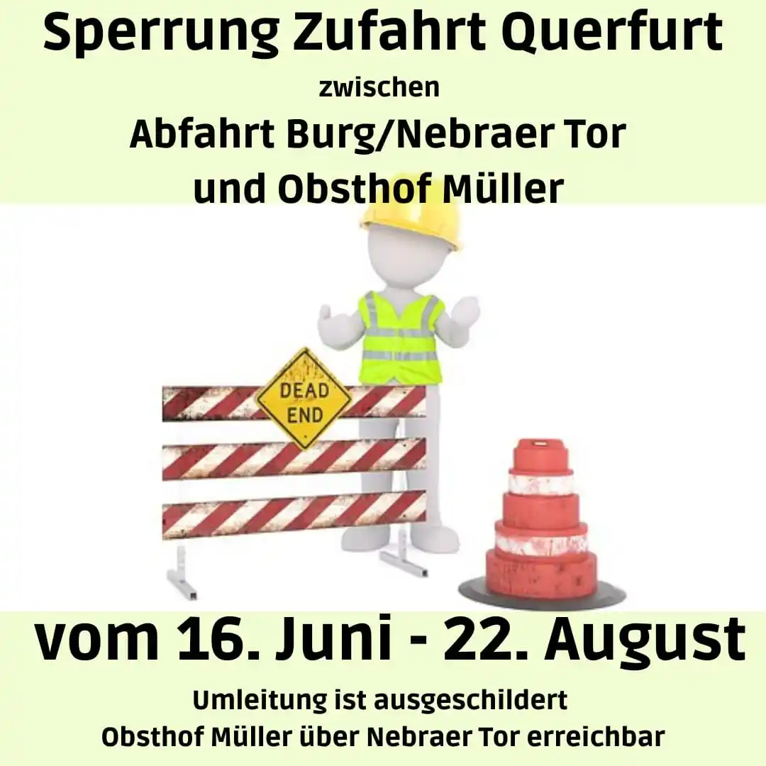 Image from Stadt Querfurt: Alle weiteren Infos findest du über https://www.querfurt.de/news/1/44...