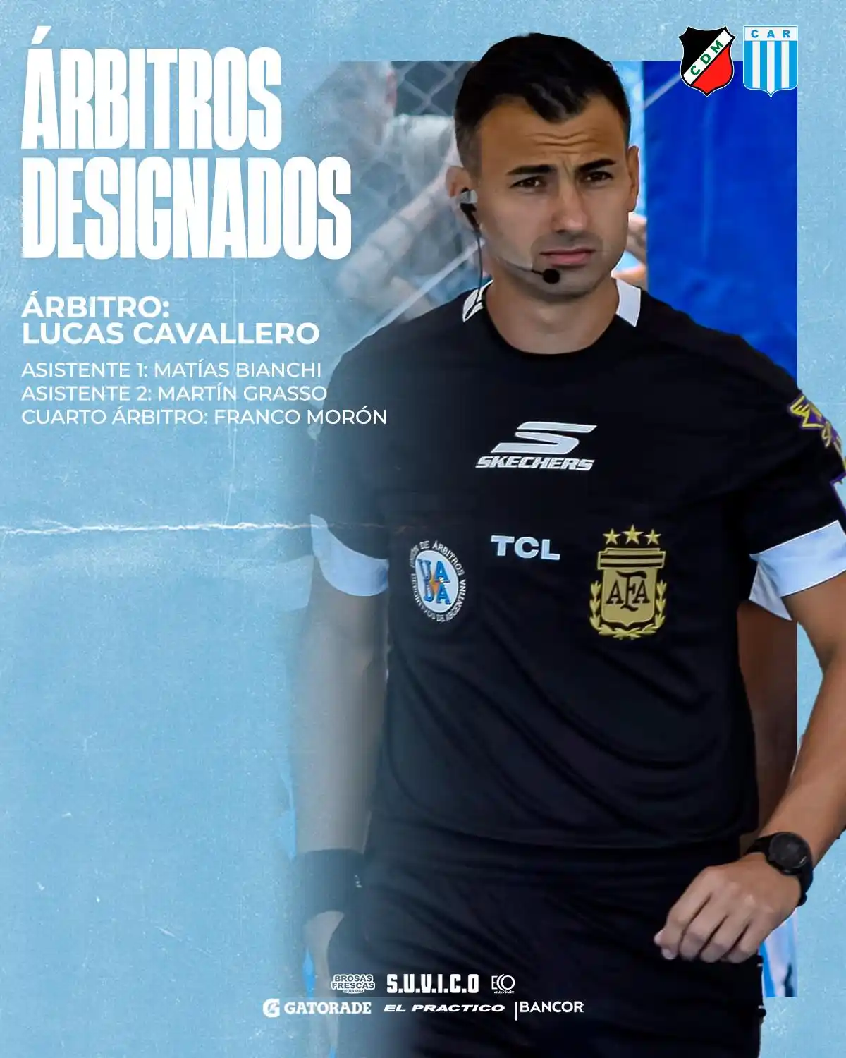 Image from Club Atlético Racing: ¡Árbitros Designados! ⚽️ Dep. Maipú 🆚 RACING...