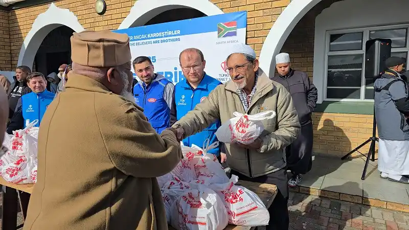 Image from The Voice of the Cape Radio: As South Africans marked Eid al-Adha, local NGO Awqaf SA, in partnersh...