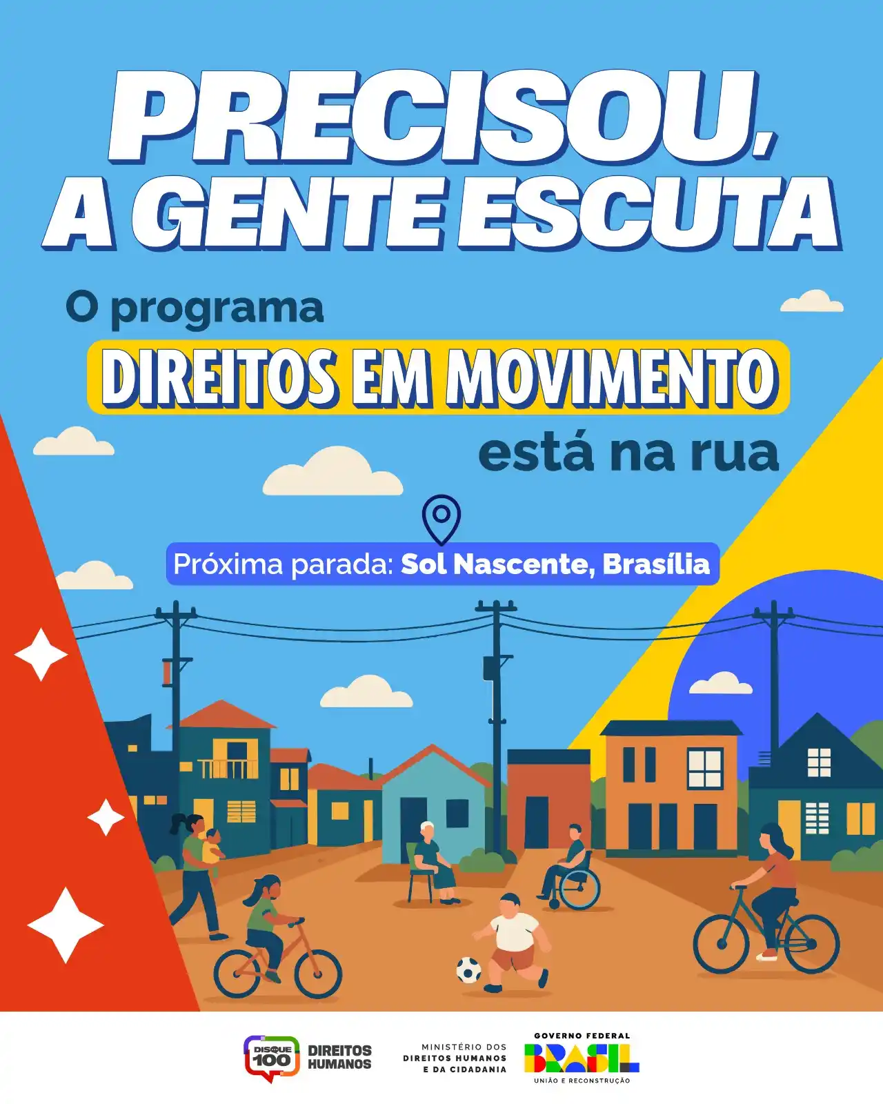 Image from Ministério dos Direitos Humanos e da Cidadania: *🚨Atenção: serviços públicos gratuitos perto da sua casa🚨* 🗓️ O Di...